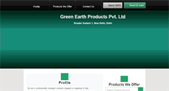 Desktop Screenshot of greenearthproducts.com